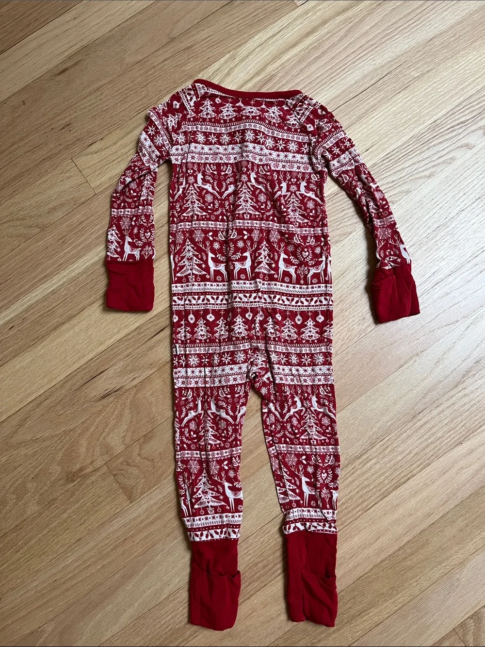 Little Sleepies Christmas zippy pajamas 6-12 months
